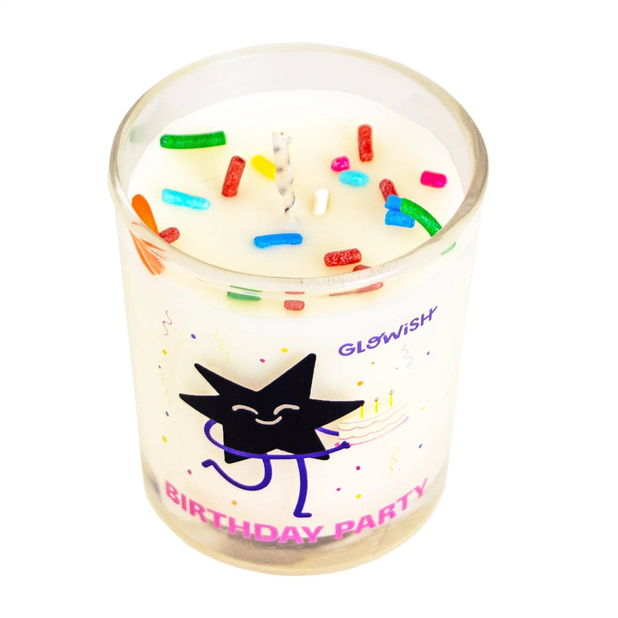Birthday Party MiniGlowi Ringless Candle 70g