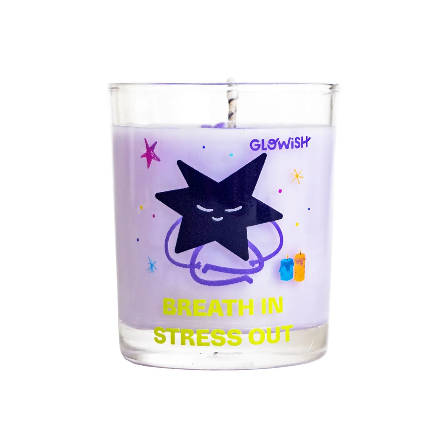 Breath in, Stress Out - MiniGlowi Ringless Candle 70g