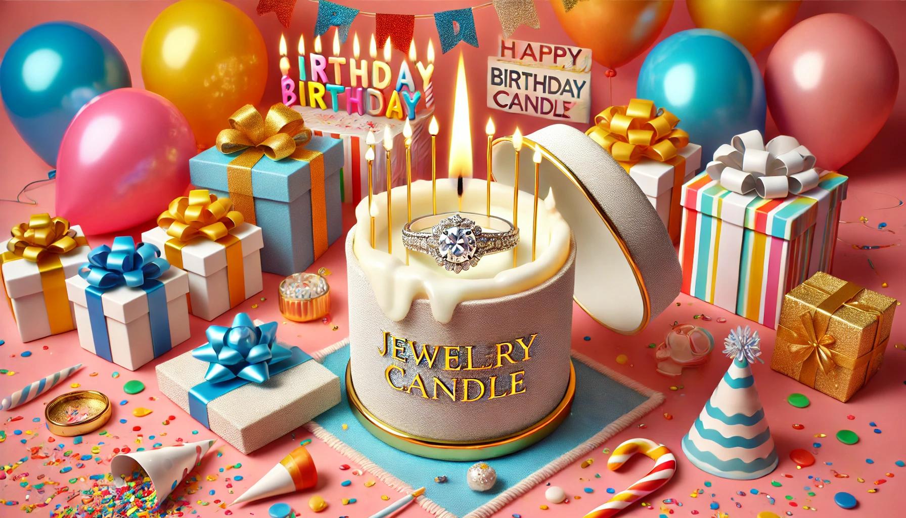Por qué una vela con joyería es un regalo de cumpleaños creativo y verdaderamente original