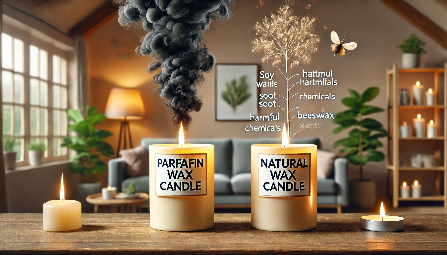Por qué deberías evitar las velas hechas con cera de parafina