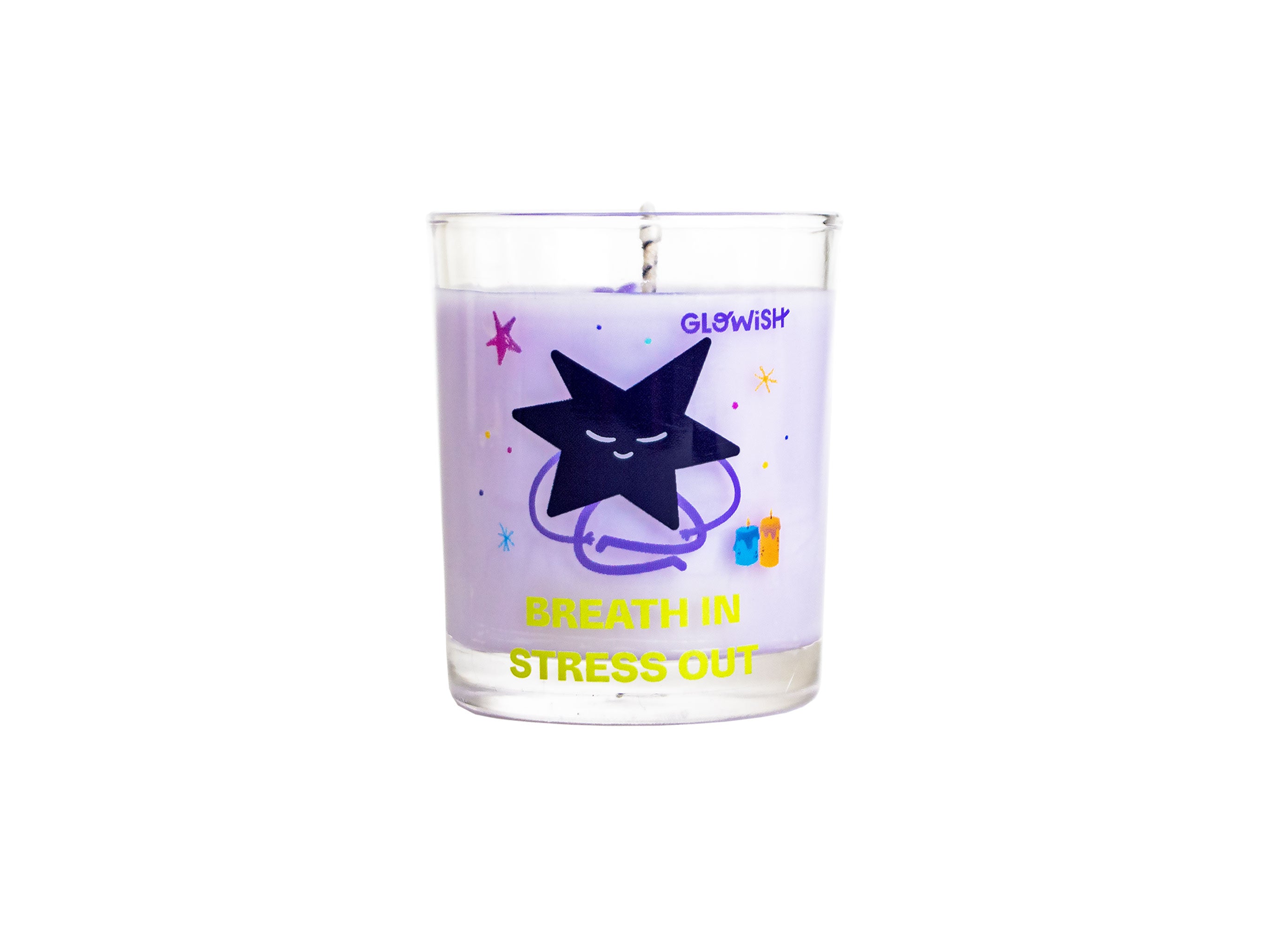 Breath in, Stress Out - MiniGlowi Ringless Candle 70g