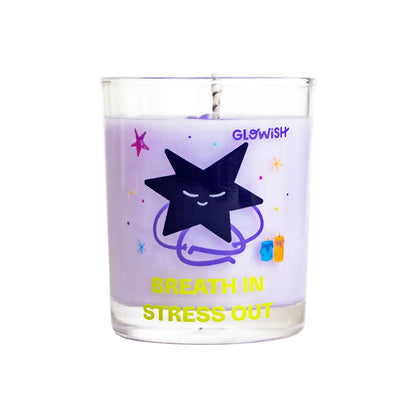 Breath in, Stress Out - MiniGlowi Ringless Candle 70g